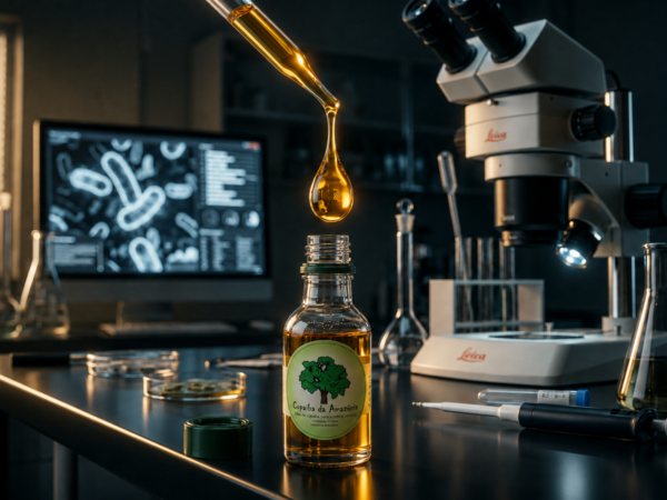 Controle de qualidade do óleo de copaíba: como unimos Ciência, laboratório e experiência sensorial.