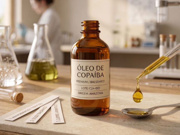 Controle de qualidade do óleo de copaíba: como unimos Ciência, laboratório e experiência sensorial.